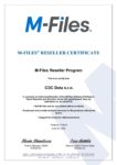 CDC Data M Files Authorized Reseller Certificate CDC Data 2024